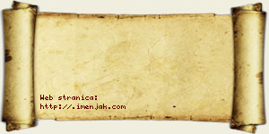 Jasmina Perunac vizit kartica